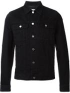 Givenchy Distressed Denim Jacket, Men's, Size: Small, Black, Cotton/polyester