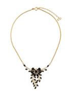 Christian Dior X Susan Caplan 1976 Archive Embellished Bow Necklace -