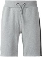 Philipp Plein Evening Jogging Shorts, Men's, Size: Small, Grey, Cotton/polyurethane/polyester