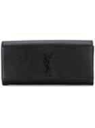 Monogram Clutch Bag - Women - Leather - One Size, Black, Leather, Saint Laurent