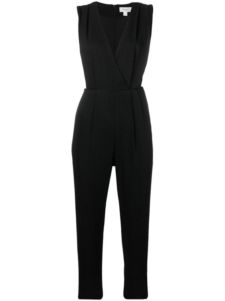 Jovonna Cropped Jumpsuit - Black