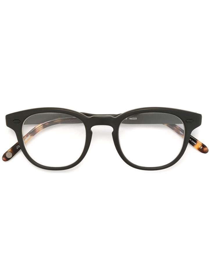 Garrett Leight Matte 'warren' Optical Glasses - Black