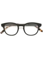 Garrett Leight Matte 'warren' Optical Glasses - Black