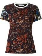 J.w.anderson Floral Print T-shirt, Women's, Size: Medium, Black, Cotton