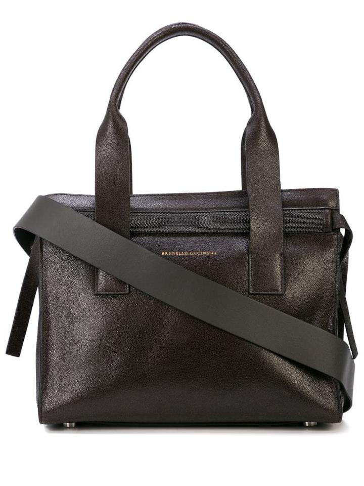 Brunello Cucinelli Classic Tote Bag - Black