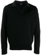 Paul & Shark Zipped Sweatshirt - Black