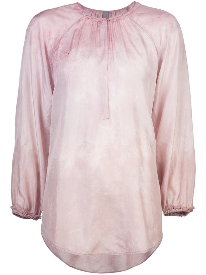 Raquel Allegra V-neck Blouse - Pink & Purple