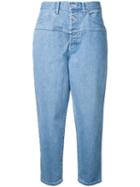 En Route Cropped Jeans, Women's, Size: 3, Blue, Cotton