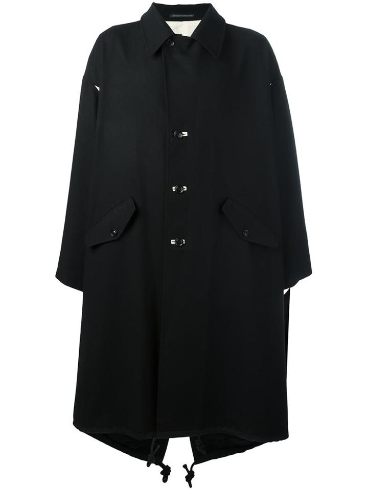 Yohji Yamamoto 'combi Unbleashed' Single Breasted Coat