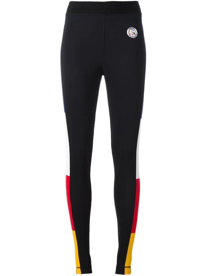 Rossignol Contrast Stripe Leggings, Women's, Size: Xl, Black, Polyester/spandex/elastane