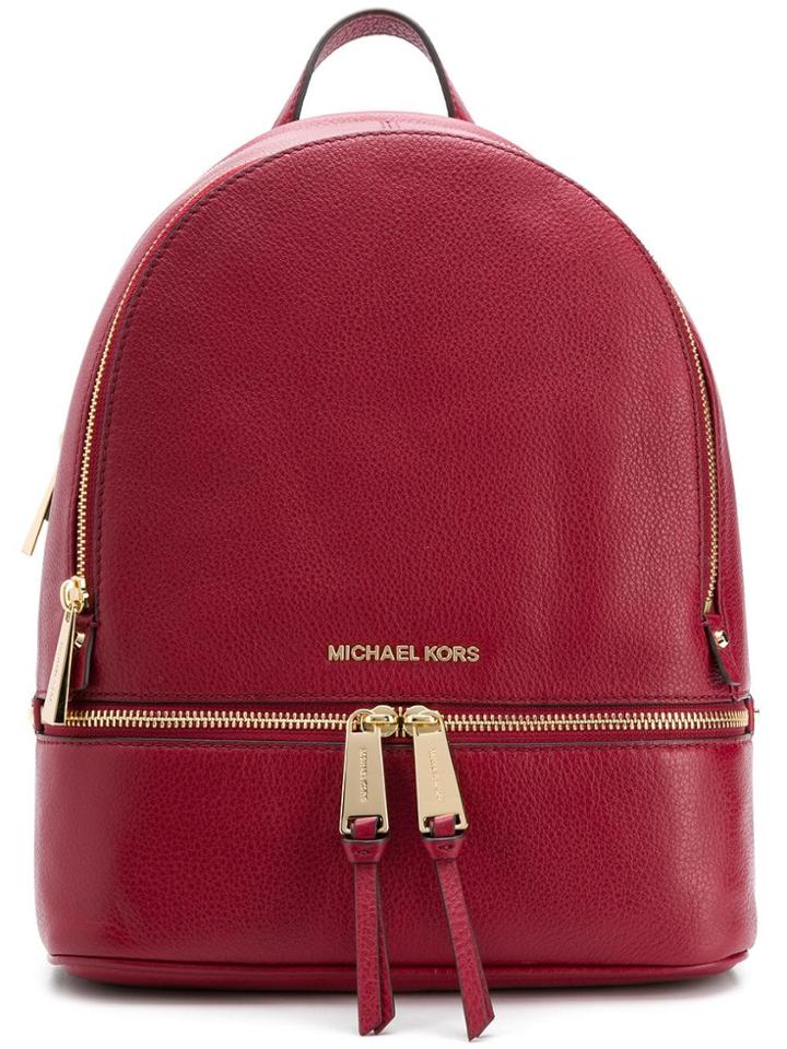 Michael Michael Kors Rhea Medium Backpack - Red