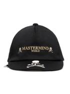 Mastermind Japan Black Embroidered Skull And Logo Cap