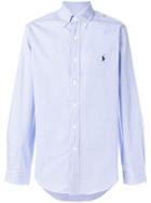 Polo Ralph Lauren Striped Button Down Shirt - Blue