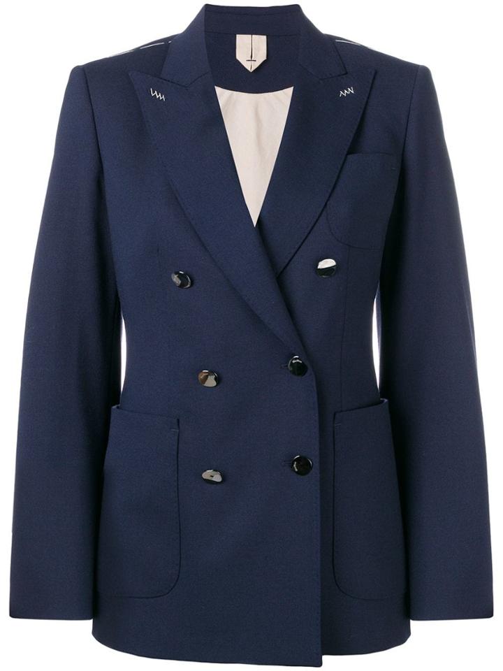 Max Mara Tailored Formal Blazer - Blue