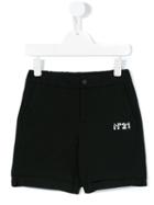 No21 Kids Logo Shorts, Boy's, Size: 12 Yrs, Black