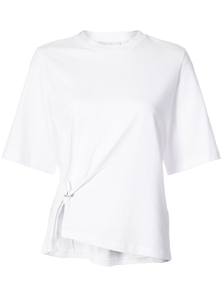 3.1 Phillip Lim Side-pierced T-shirt - White