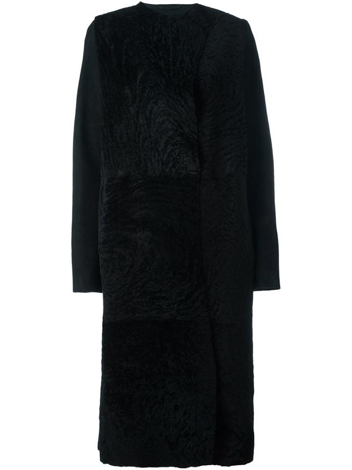 Giorgio Brato Shearling Panel Coat