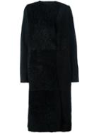 Giorgio Brato Shearling Panel Coat
