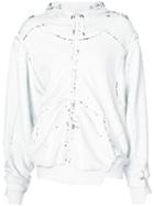 A.f.vandevorst - Felicity Zipped Hoodie - Women - Polyester/rayon/spandex/elastane - S, White, Polyester/rayon/spandex/elastane