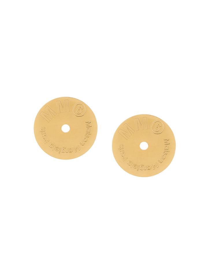Mm6 Maison Margiela Medallion Earrings - Metallic