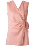 Ermanno Scervino Buckled Detail Sleeveless Blouse