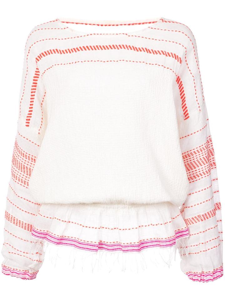 Lemlem Tiki Blouse - Neutrals