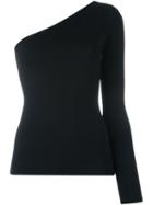 Theory One-shoulder Long Sleeve Top