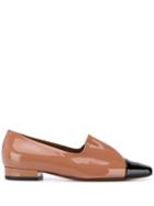 L'autre Chose Colour Contrast Ballerinas - Brown