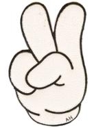 Anya Hindmarch Peace & Love Sticker - Neutrals