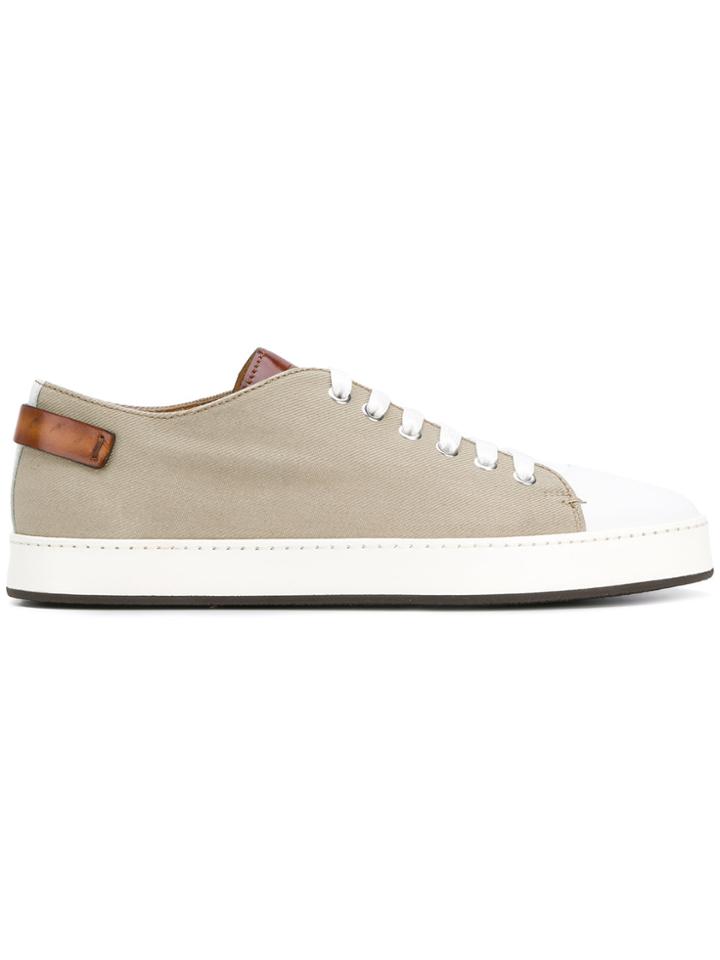 Santoni Low-top Sneakers - Nude & Neutrals