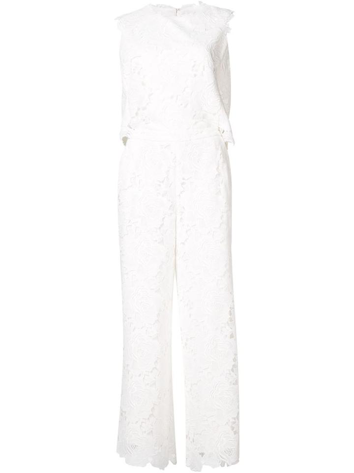 Monique Lhuillier Lace Jumpsuit