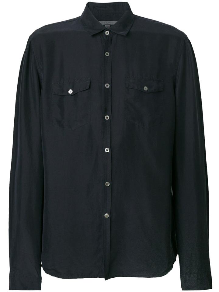 John Varvatos Chest Pocket Shirt - Blue