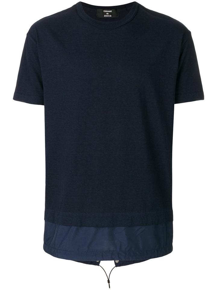 Cabane De Zucca Layered Hem T-shirt - Blue