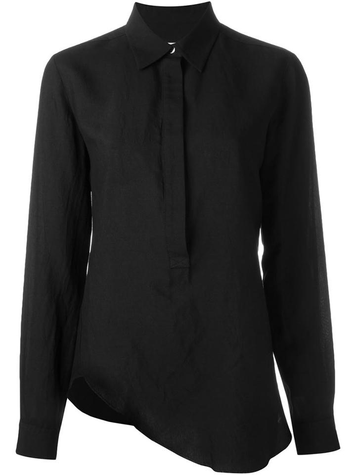 Mm6 Maison Margiela Asymmetric Hem Shirt