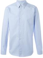 Jil Sander Small Print Shirt, Men's, Size: 40, Blue, Cotton