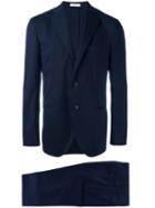 Boglioli Two Piece Suit, Men's, Size: 54, Blue, Virgin Wool/spandex/elastane/cupro