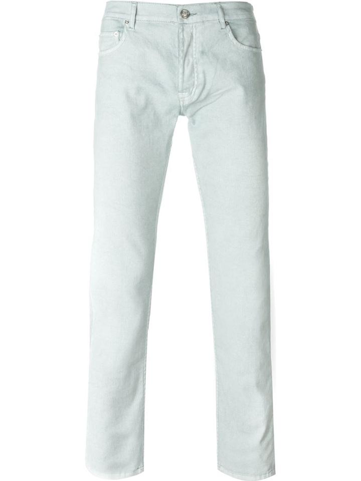 Kenzo Slim Fit Jeans, Men's, Size: 32, Grey, Spandex/elastane/cotton