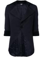 Comme Des Garçons Vintage Wide Lapels Tail Jacket - Blue