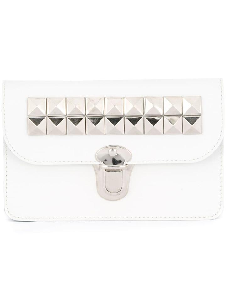 Comme Des Garçons Wallet Studs Wallet - White