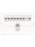 Comme Des Garçons Wallet Studs Wallet - White