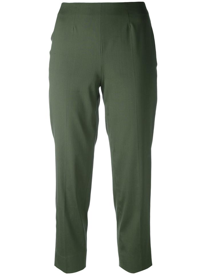 Piazza Sempione Cropped Trousers - Green