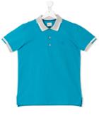 Emporio Armani Kids Teen Logo Polo Shirt - Blue