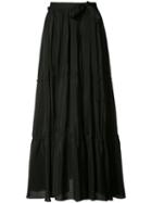 Tome - Pleated Skirt - Women - Silk - Xs, Black, Silk