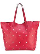 Red Valentino Star Studded Shopping Bag