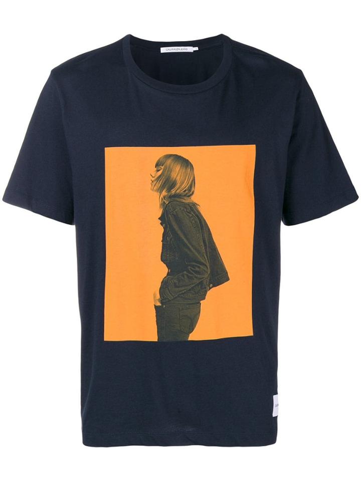 Calvin Klein Jeans Photo Print T-shirt - Blue