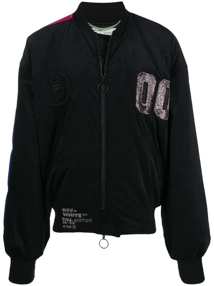 Off-white 00 Flight Jacket - Blue