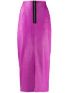 Natasha Zinko Straight-fit Midi Skirt - Purple