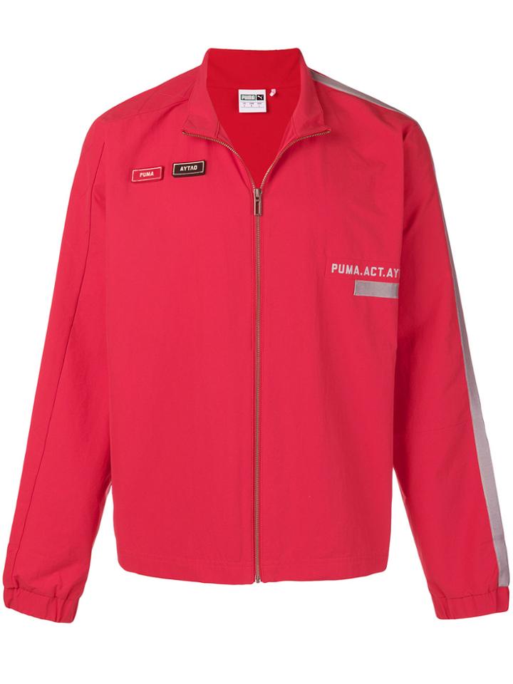 Puma Zipped Jacket - Red