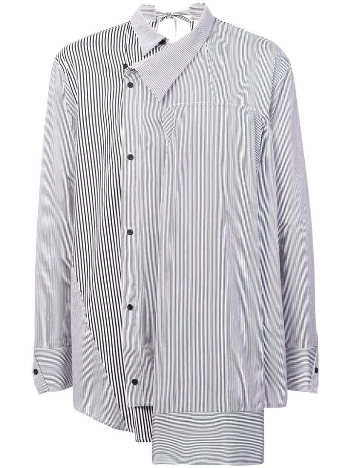 Bmuet(te) Striped Asymmetric Shirt - Black
