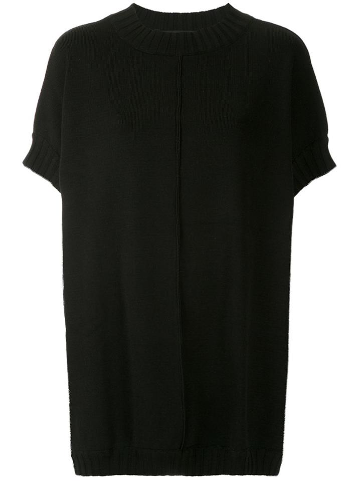Gloria Coelho Oversized Knit Cape - Black